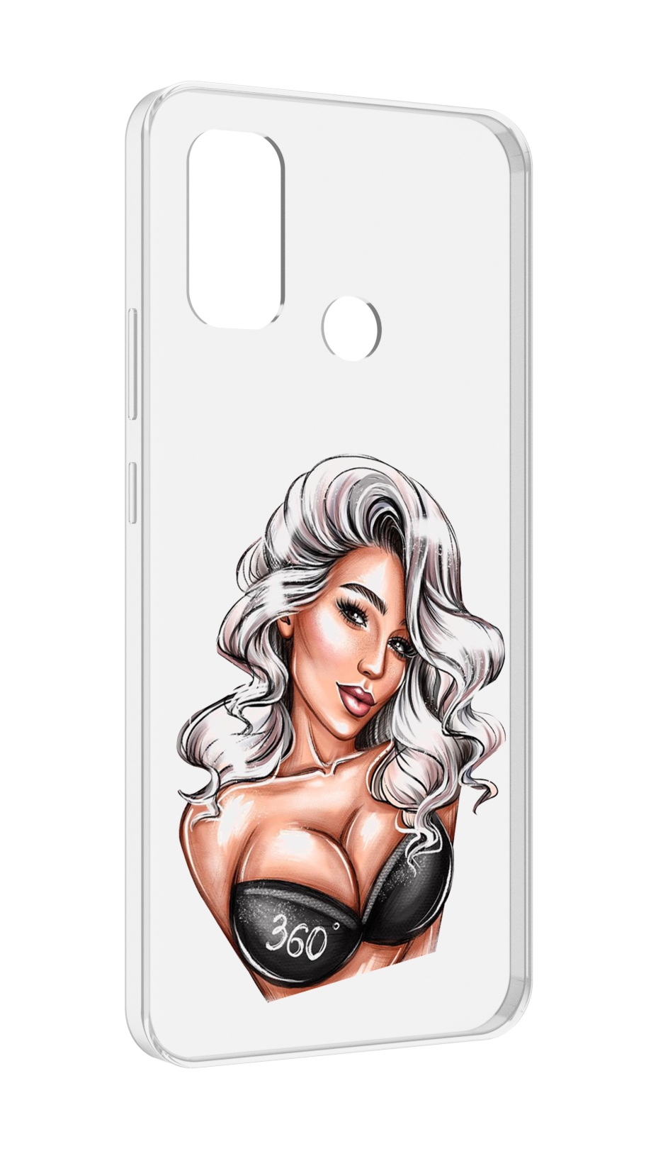 

Чехол MyPads ивлеева-рисунок женский для UleFone Note 10P/Note 10, Прозрачный, Tocco