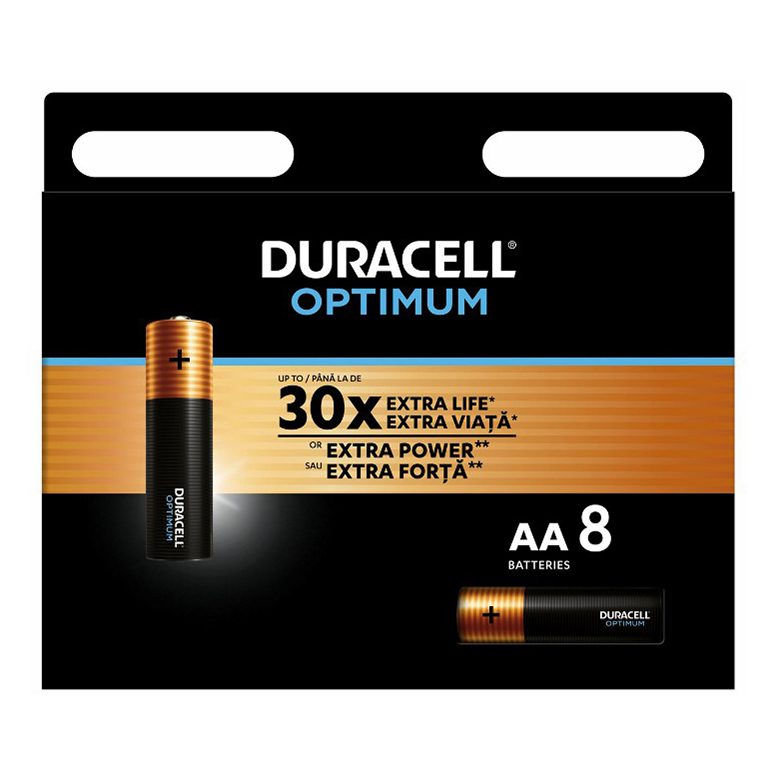 фото Батарейки duracell optimum aa 8 шт