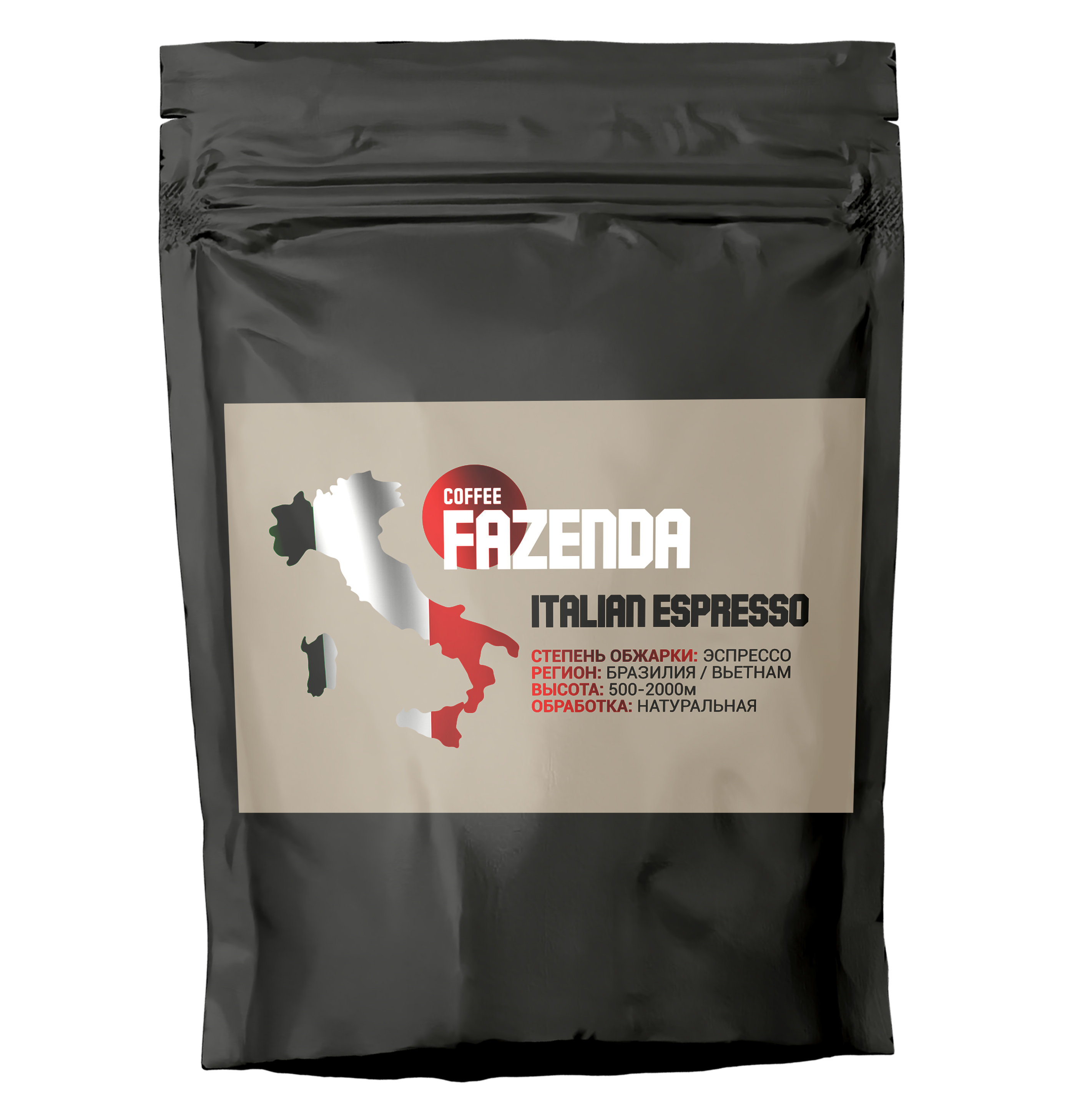 

Кофе в зернах FAZENDA Blend Italian Espresso 1000 г, 1000 гр.