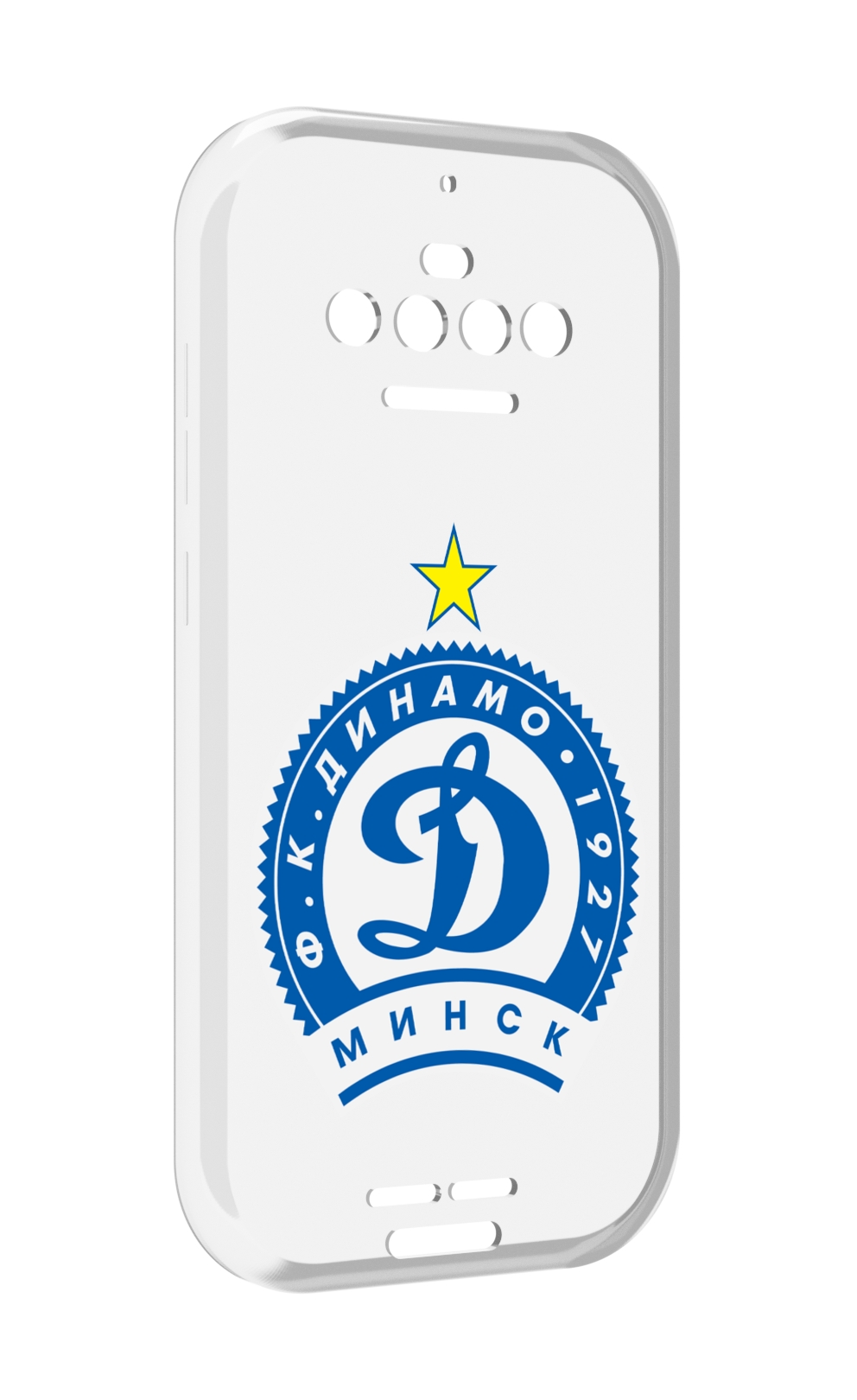 

Чехол MyPads фк динамо минск мужской для Oukitel F150 R2022, Прозрачный, Tocco