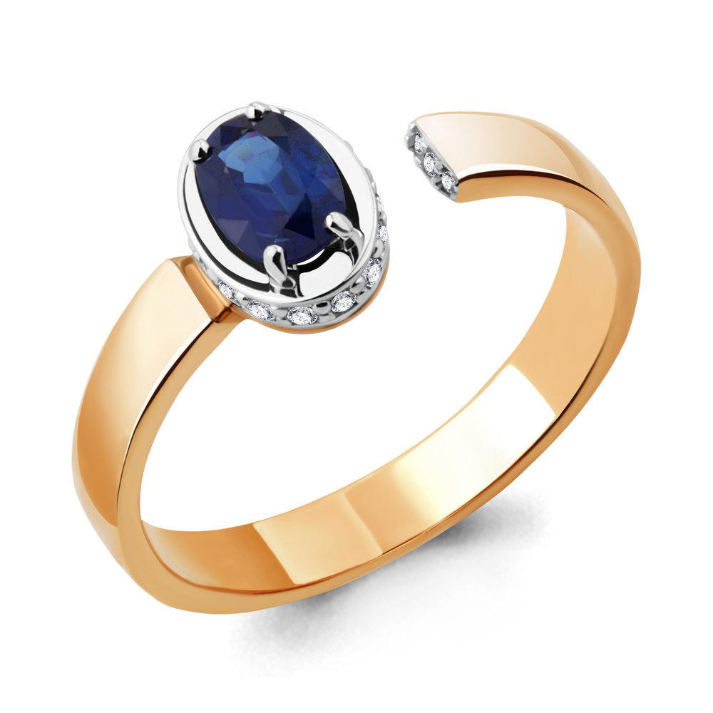 

Кольцо из красного золота с бриллиантом Aquamarine Aquamarine 963577Ак_585_кз р, 963577Ак_585_кз