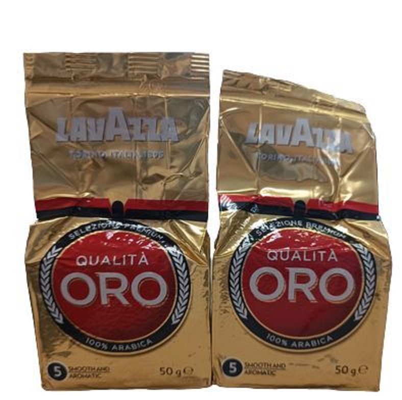 Кофе молотый Lavazza Qualita ORO походный, 50 г х 2 шт