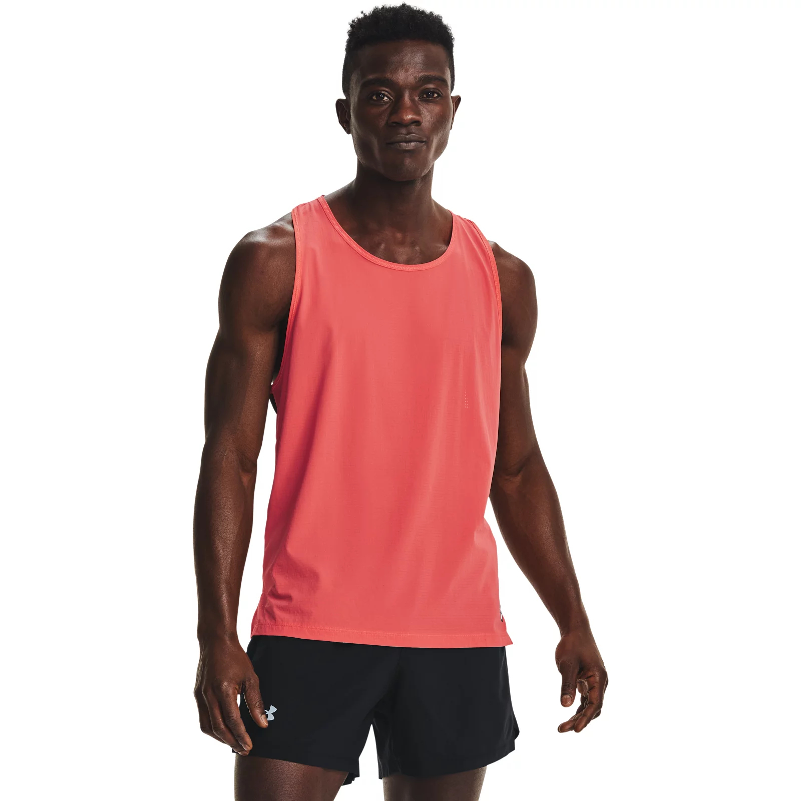 

Майка мужская Run Anywhere Singlet Under Armour красная L, Run Anywhere Singlet