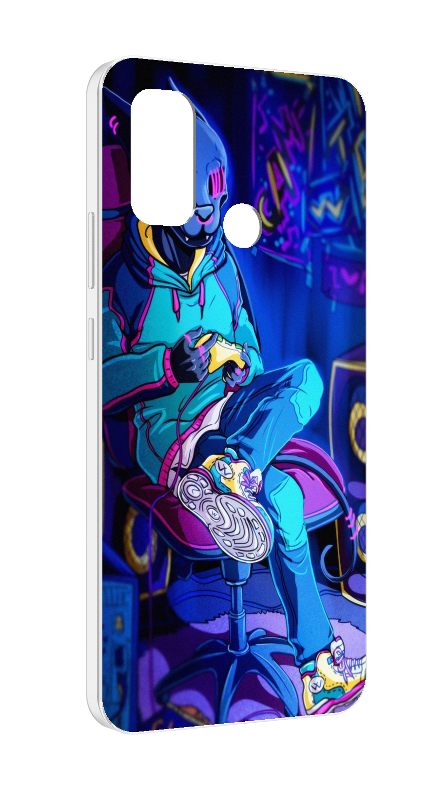 

Чехол MyPads киберпанк игрок для UleFone Note 10P/Note 10, Прозрачный, Tocco