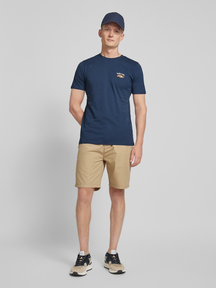 

Футболка мужская Lindbergh 30-400235 синяя XL, Синий, 30-400235