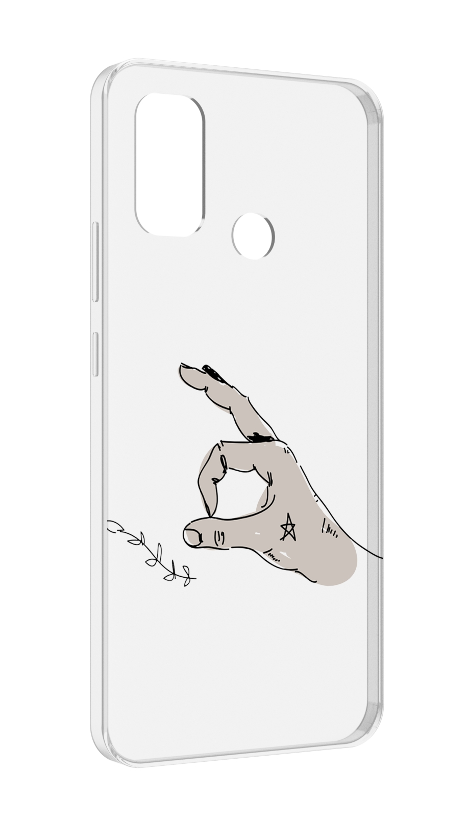

Чехол MyPads кольцо для UleFone Note 10P/Note 10, Прозрачный, Tocco