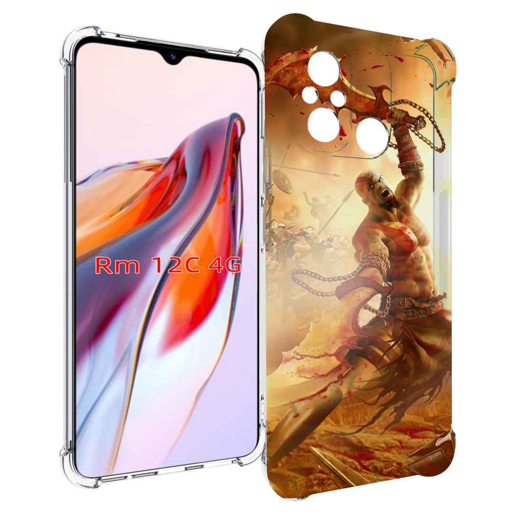 

Чехол MyPads God Of War III для Xiaomi Redmi 12C / Poco C55, Прозрачный, Tocco