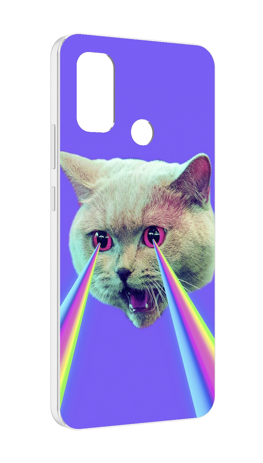 

Чехол MyPads кот с радугой в глазах для UleFone Note 10P/Note 10, Прозрачный, Tocco