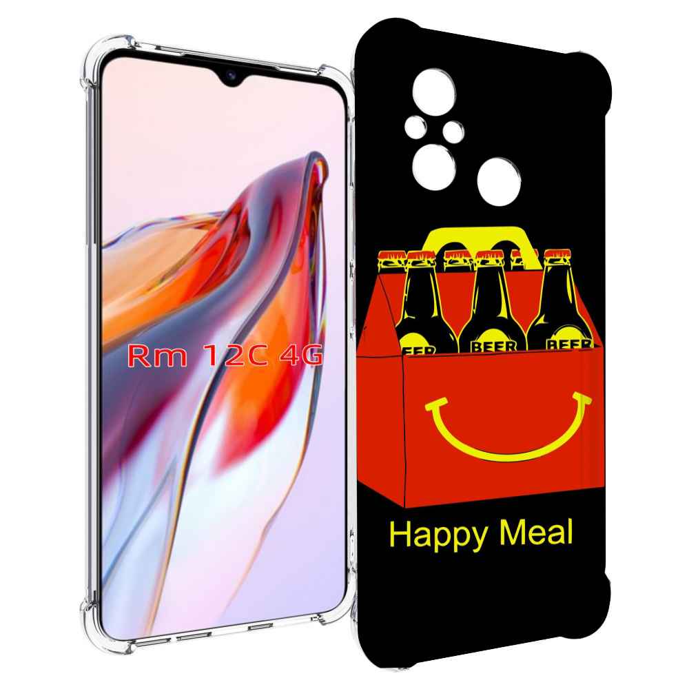 

Чехол MyPads Happy Meal для Xiaomi Redmi 12C / Poco C55, Прозрачный, Tocco