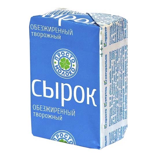 

Сырок Просто молоко творожный с сахаром 0% 100 г
