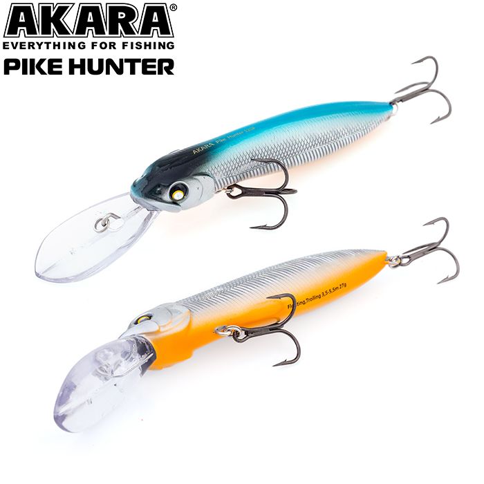 

Воблер Akara Pike Hunter 120F 27 гр 1 oz 4,7 in A82, Разноцветный, Pike Hunter