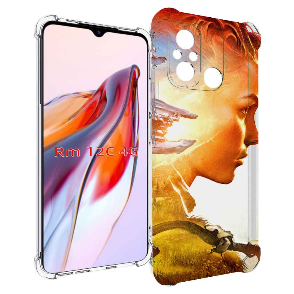 

Чехол MyPads Horizon Zero Dawn art для Xiaomi Redmi 12C / Poco C55, Прозрачный, Tocco