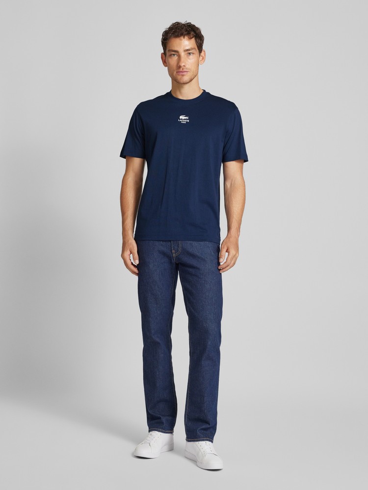 

Футболка мужская Lacoste TH2739-00 синяя M, Синий, TH2739-00