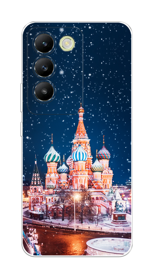

Чехол на Vivo V30 lite 4G "Москва 1", Коричневый;синий;белый, 2610350-1