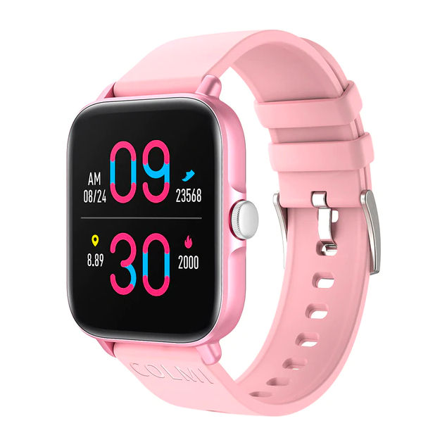фото Умные часы colmi p28 plus silicone strap pink-pink