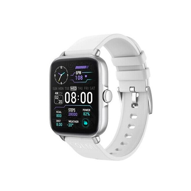 фото Умные часы colmi p28 plus silicone strap gray-gray