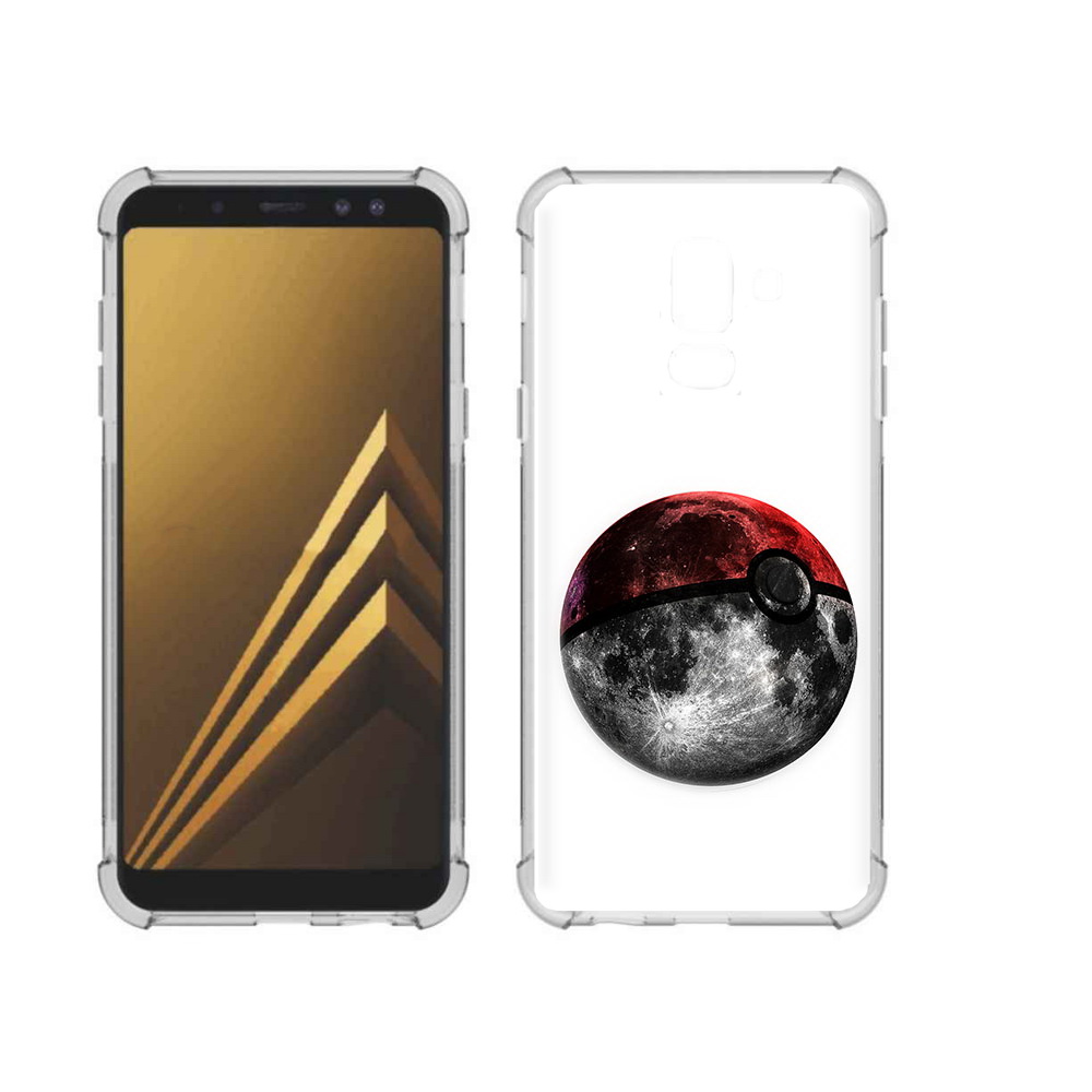 

Чехол MyPads Tocco для Samsung Galaxy A6+ (2018) планета покебол (PT111520.594.543), Прозрачный, Tocco