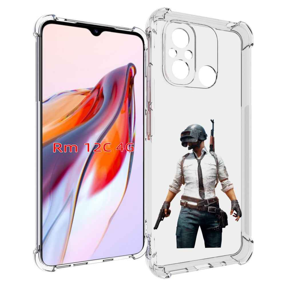

Чехол MyPads PUBG-2 для Xiaomi Redmi 12C / Poco C55, Прозрачный, Tocco