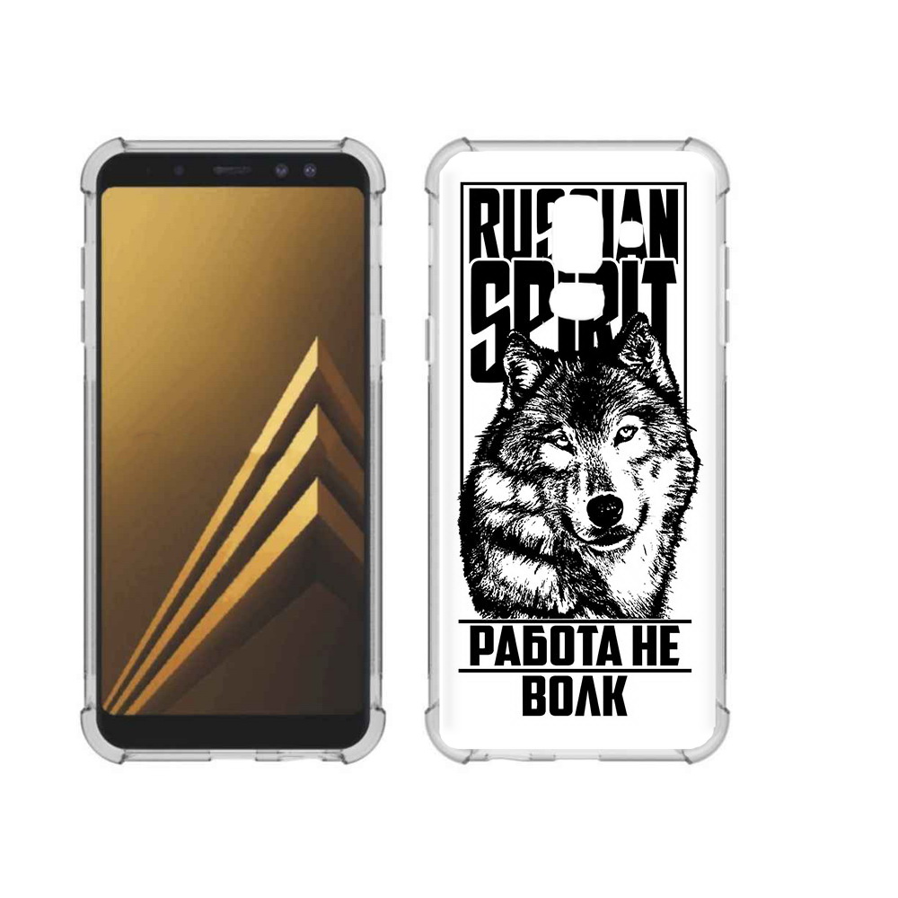 

Чехол MyPads Tocco для Samsung Galaxy A6+ (2018) работа не волк (PT111520.594.564), Прозрачный, Tocco