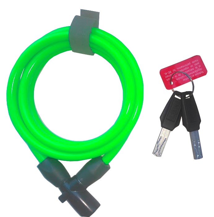 

Велозамок OnGuard 8192 Coil Cable Lock 1500x8 green