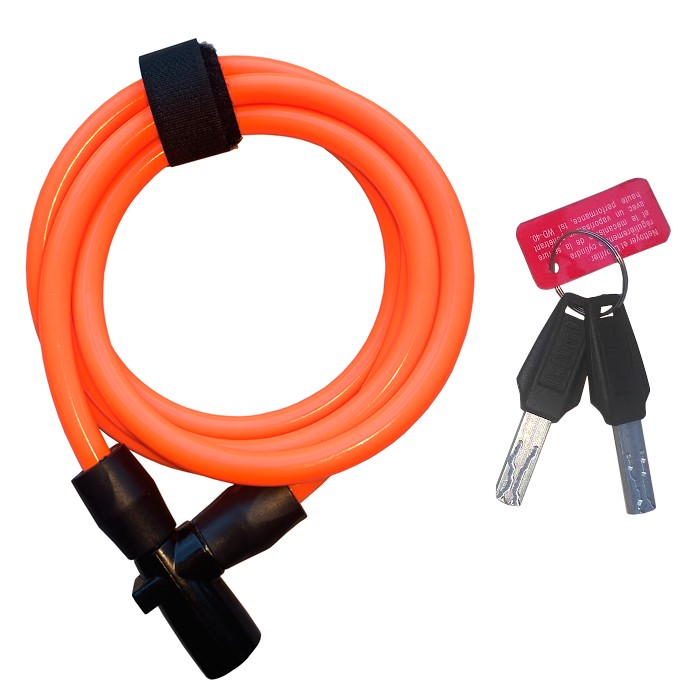 

Велозамок OnGuard 8192 Coil Cable Lock 1500x8 orange