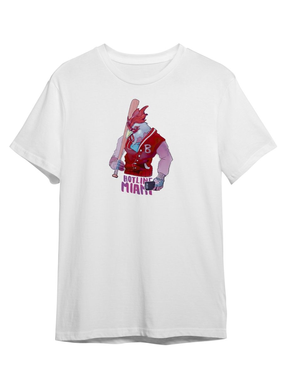 

Футболка унисекс Каждому Своё Hotline Miami/Хотлайн Майами GMHM7 белая S, Белый, "Hotline Miami/Хотлайн Майами" GMHM7