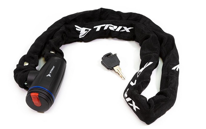 Велозамок Trix GK105.308 black цепь
