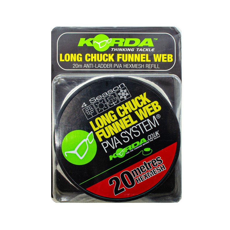 фото Korda сетка pva запасная longchuck funnel web hexmesh 20м