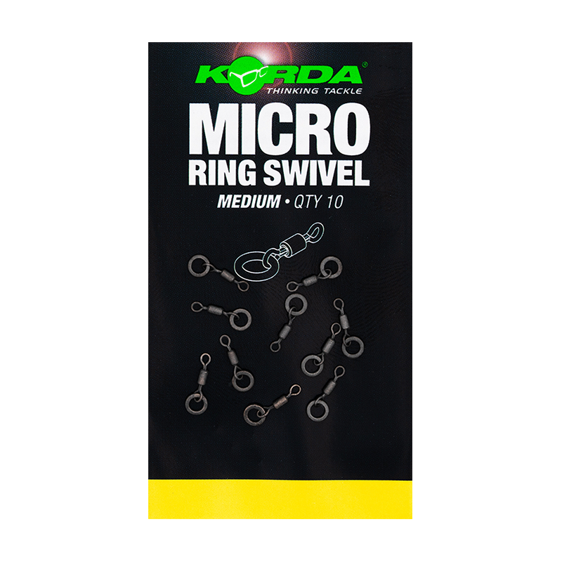 фото Korda вертлюг с кольцом micro rig ring swivel