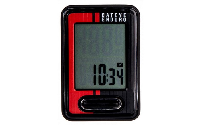

Велокомпьютер Cat Eye Enduro Wired CC-ED400 black/red