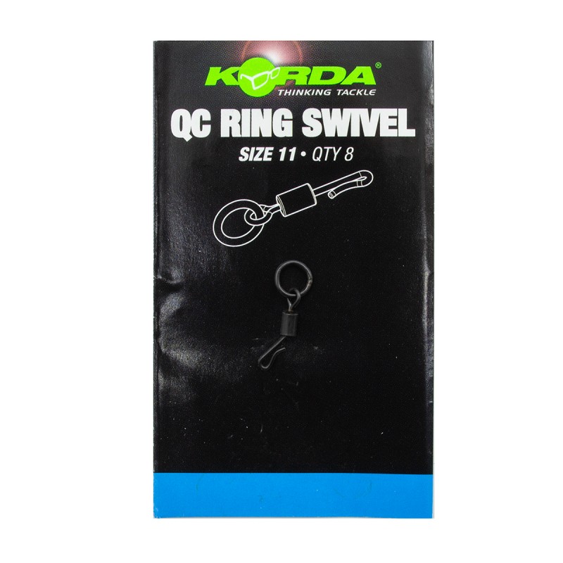 фото Korda вертлюг с кольцом и быстросъемом kwick change swivel №11