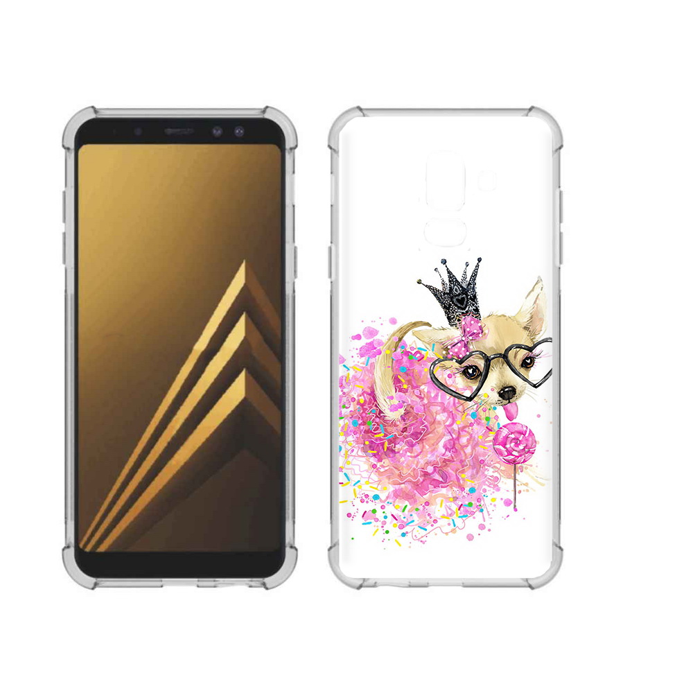 

Чехол MyPads Tocco для Samsung Galaxy A6+ (2018) сладкая принцесса (PT111520.594.606), Прозрачный, Tocco