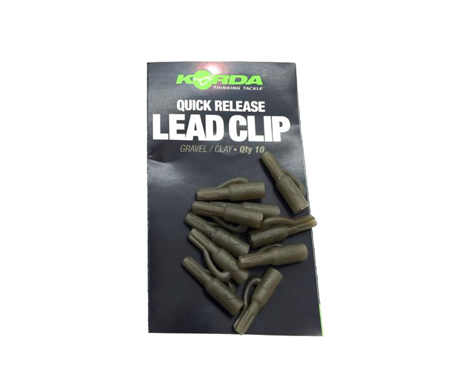 

KORDA Клипса безопасная Quick Release Lead Clips Clay/Gravel, Quick Release Clips