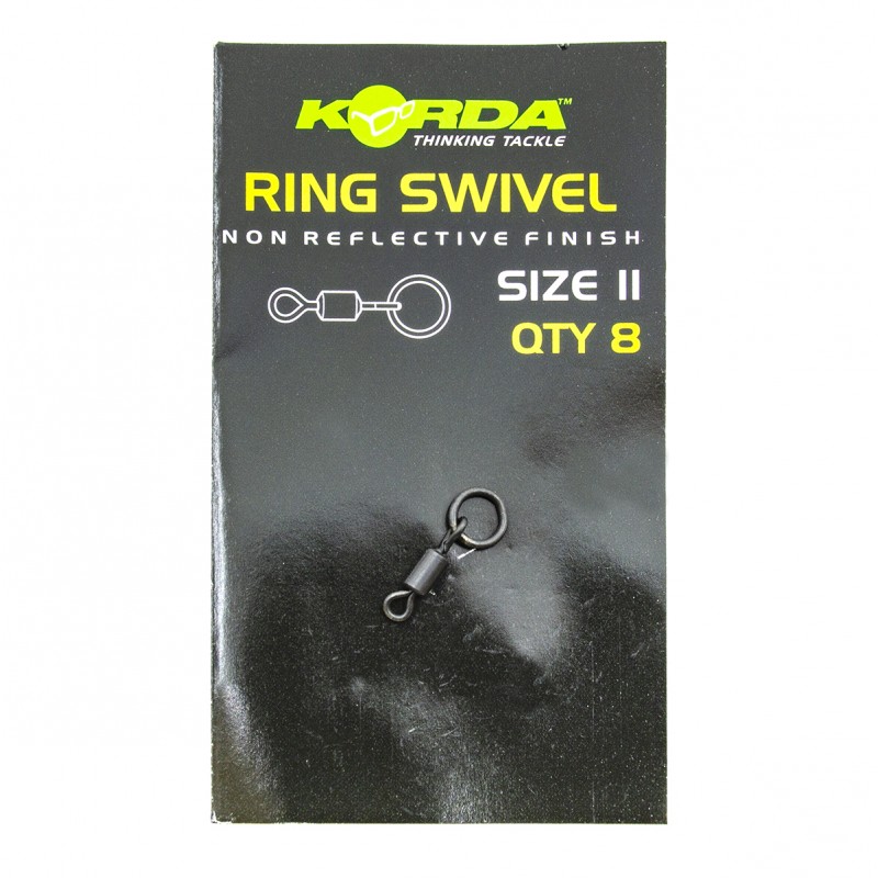 

KORDA Вертлюг с кольцом Flexi Ring Swivels №11, Черный