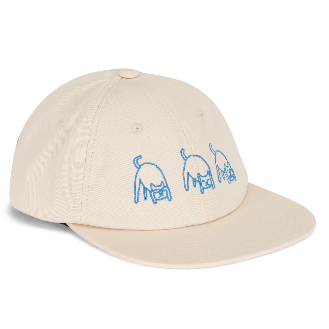 

Бейсболка унисекс Ripndip Blonded off white, Бежевый, Blonded