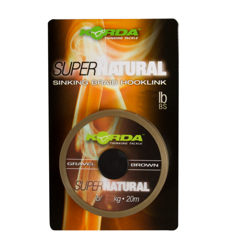 фото Korda поводковый материал super natural gravel brown 25lb 20м