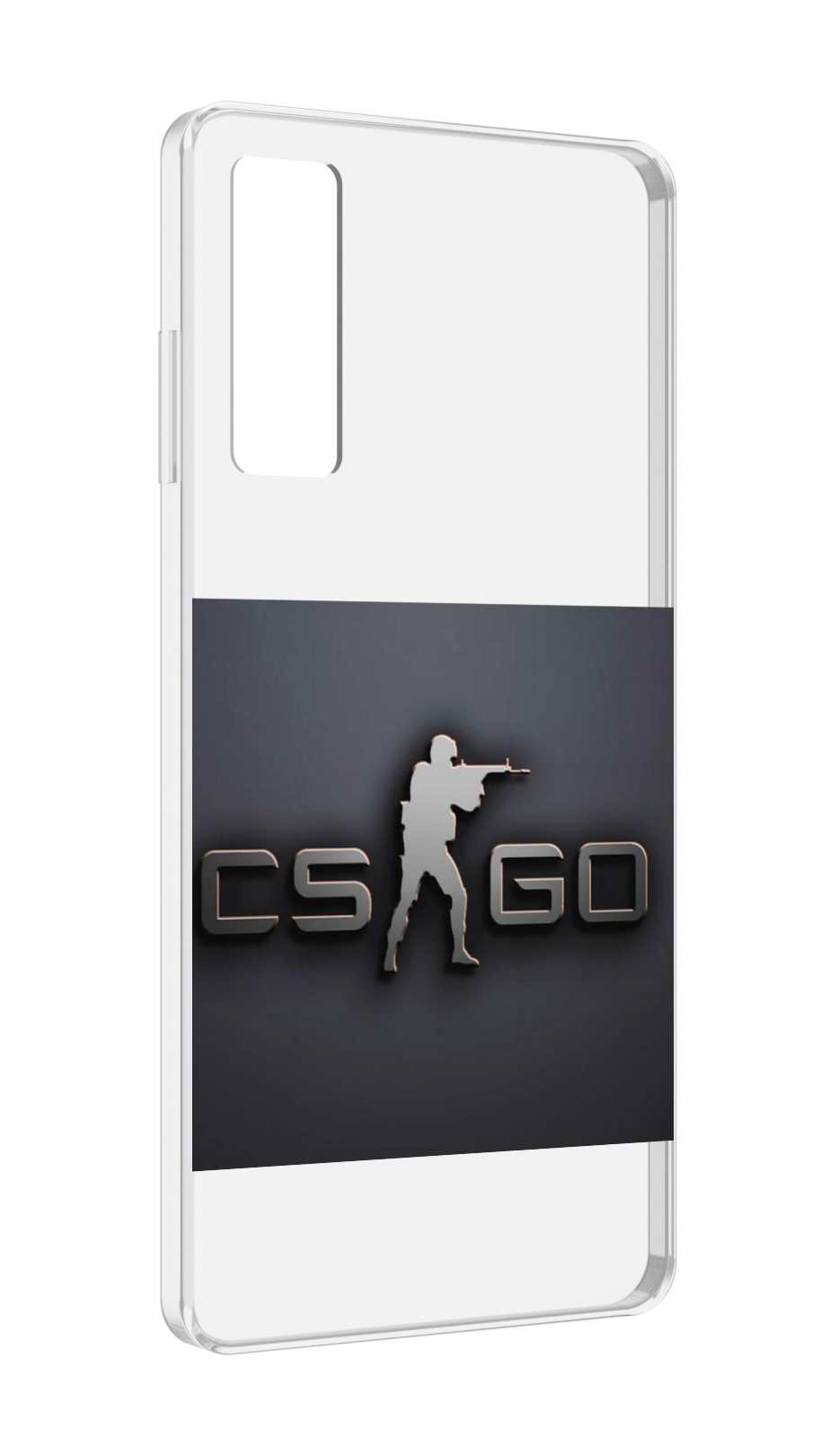 

Чехол MyPads CS go логотип мужской для TCL 20 5G, Прозрачный, Tocco