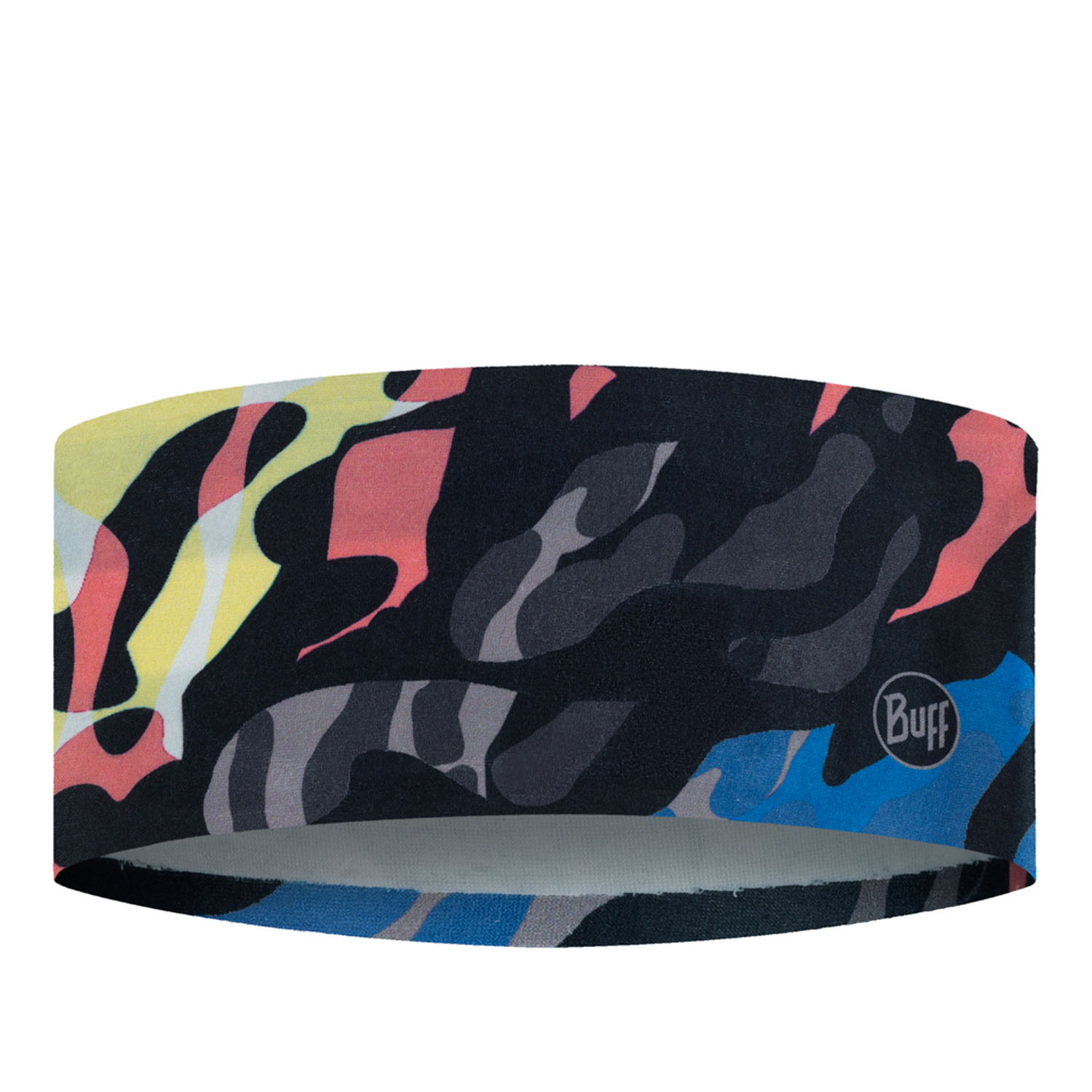 Повязка унисекс Buff Thermonet Headband желтаячерная one size 2290₽