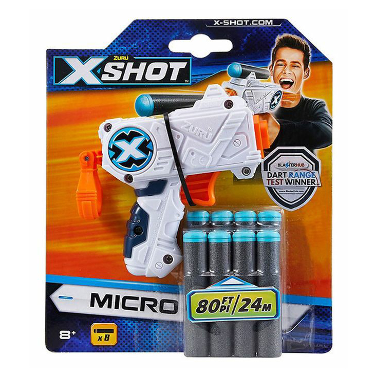 Бластер игрушечный Zuru X-Shot micro бластер игрушечный zuru s001 x shot water fast fill skins nano 4pk