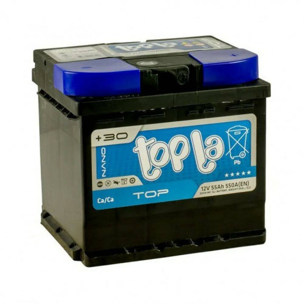 

Аккумулятор автомобильный TOPLA TOP EUR 118655 6СТ-55 Обр.