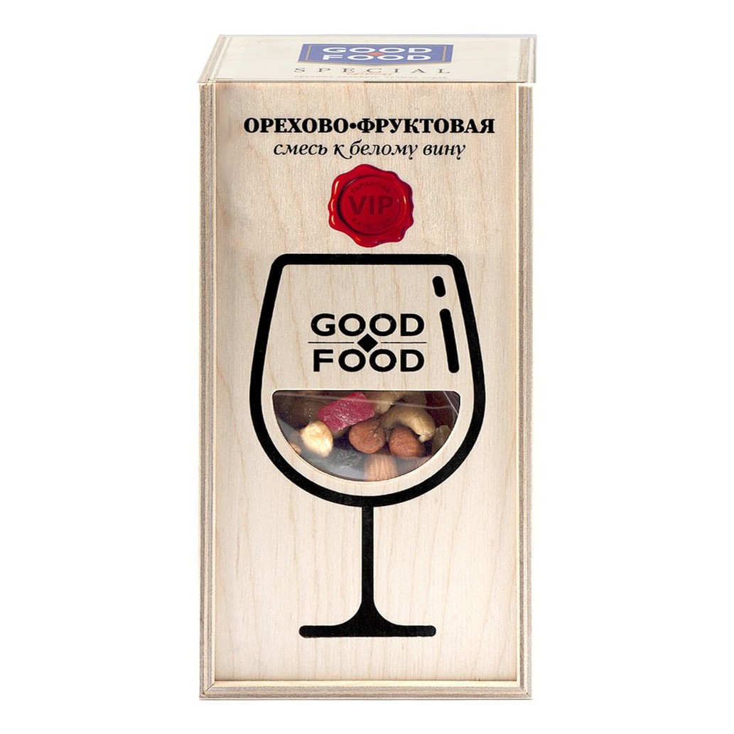 

Фруктово-ореховая смесь Good Food Special к белому вину 300 г