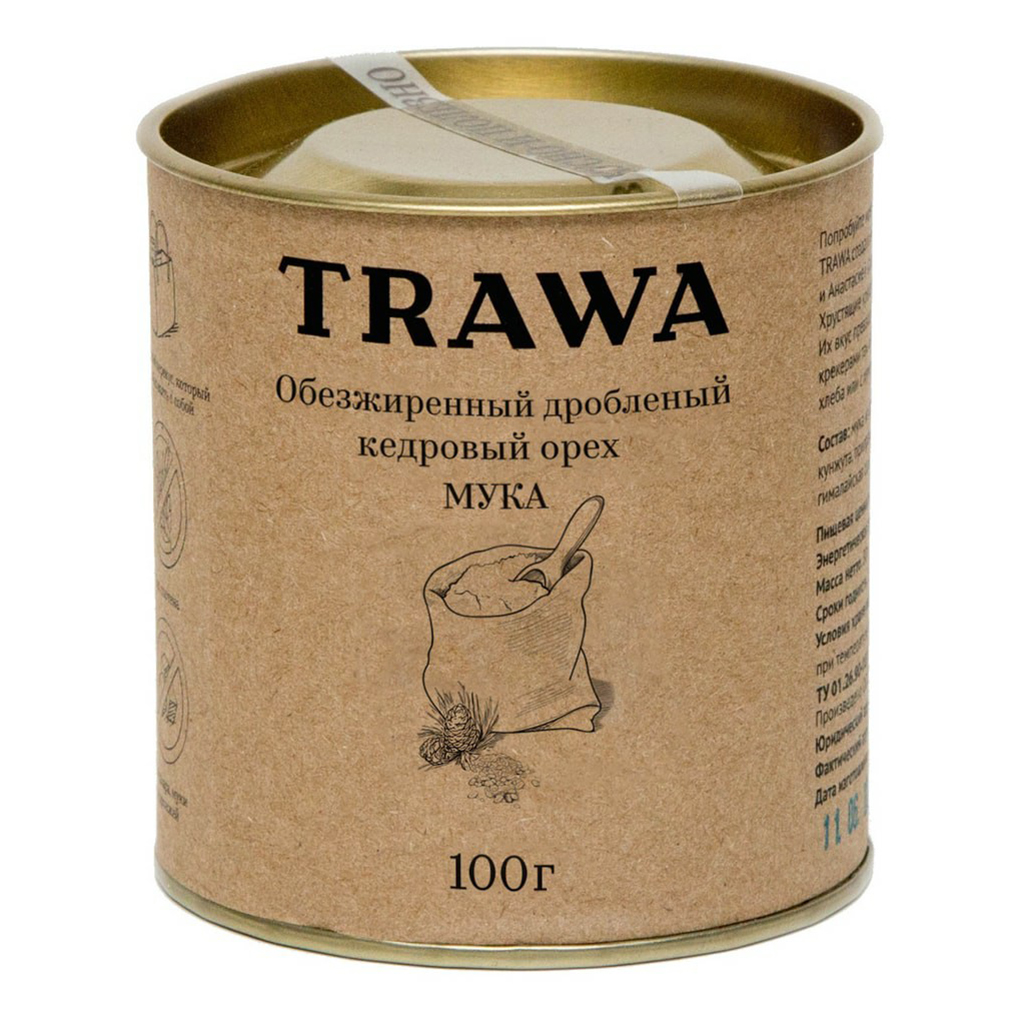 

Мука Trawa кедровая обезжиренная 100 г
