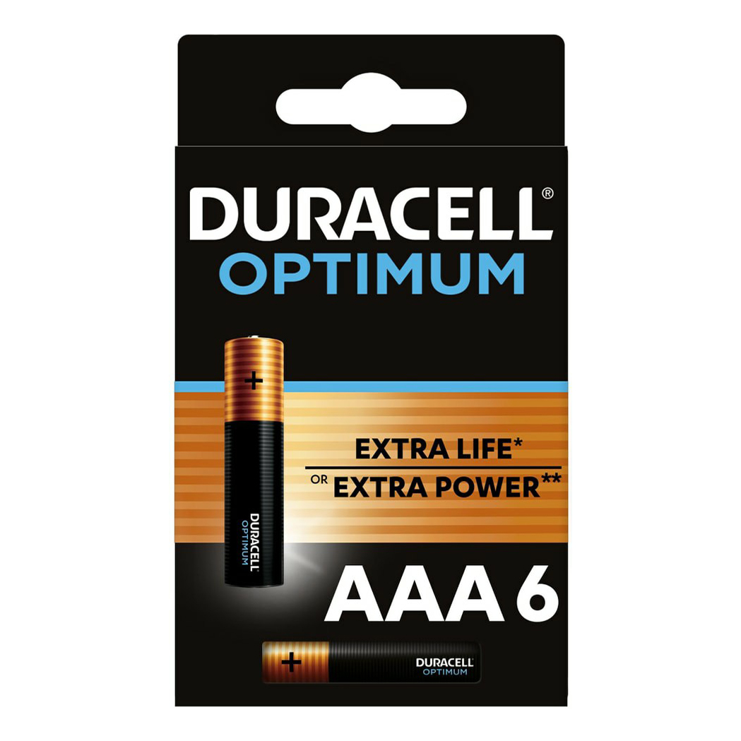 

Батарейки Duracell Optimum AAA 6 шт