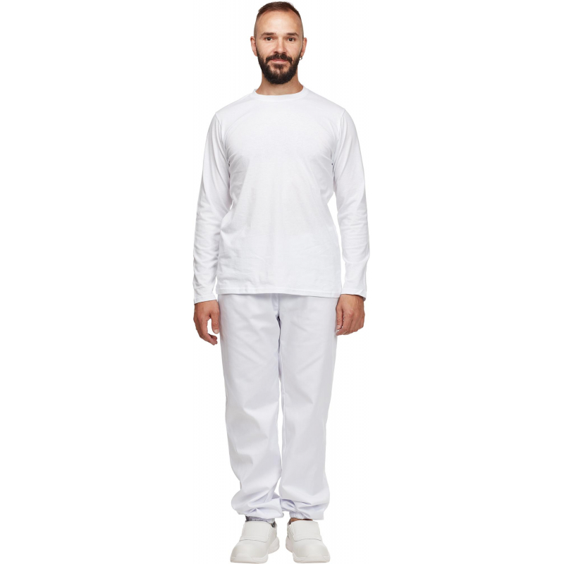 

Лонгслив рабочий NoBrand 1187737-K белый XXXL