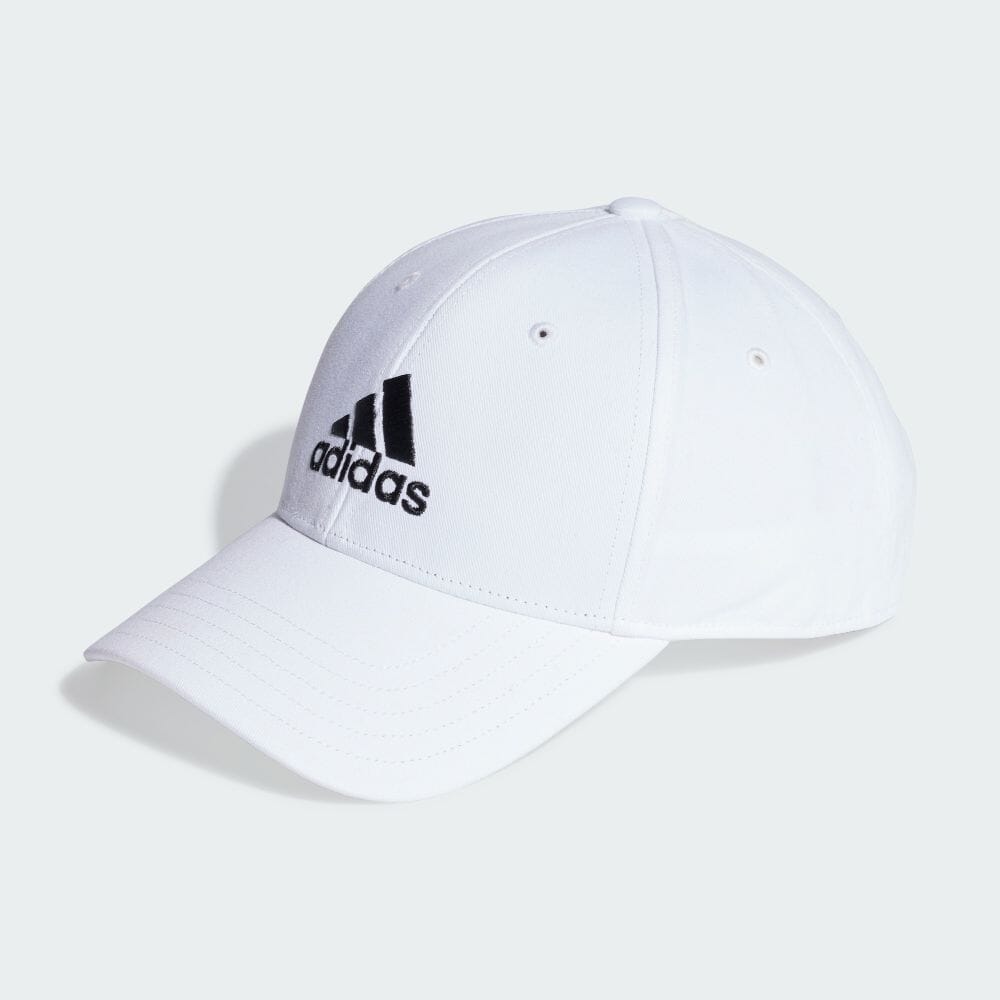 Бейсболка Adidas для мужчин, IB3243, размер OSFC, бело-чёрная-001A