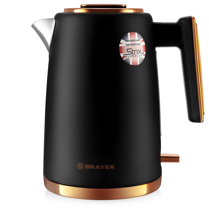 

Чайник электрический Brayer 1054BR 1.7 л золотистый, 1054BR