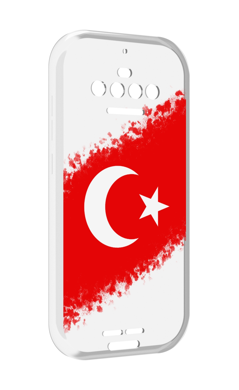 

Чехол MyPads флаг Турции для Oukitel F150 R2022, Прозрачный, Tocco