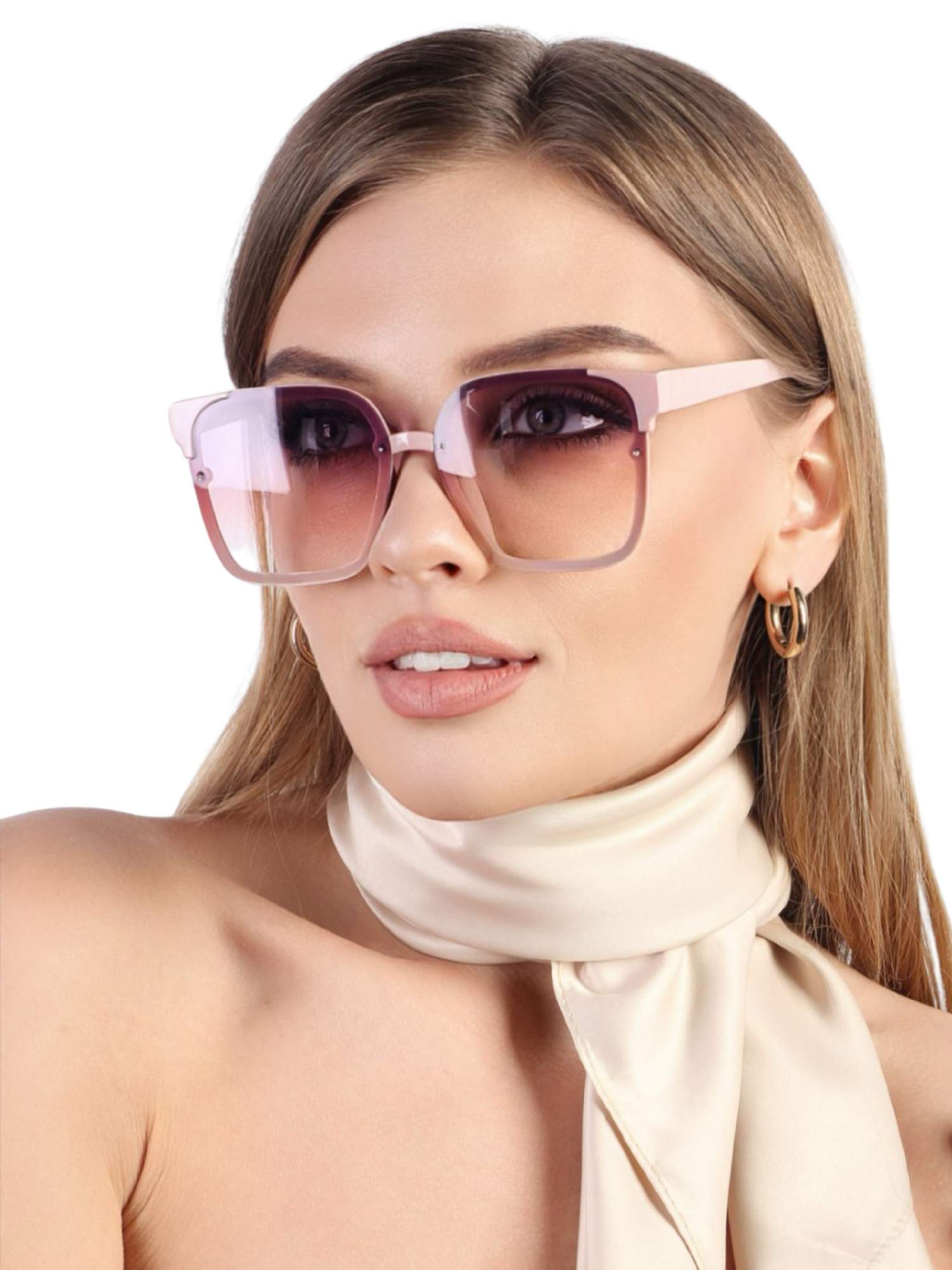 Солнцезащитные очки женские Pretty Mania ANG535, фиолетовые