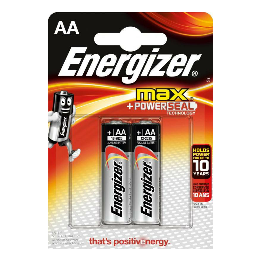 

Батарейки Energizer Max + PowerSeal AA 2 шт