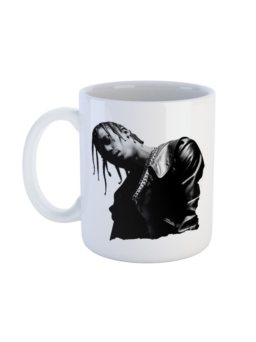 

Кружка Каждому Своё Трэвис Скотт, Travis Scott, Рэпер 330 мл, CU-MZTS6-W/S